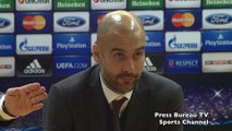 Pep Guardiola reaction Arsenal vs Bayern Munich