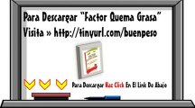 Factor Quema Grasa - Descargar Libro Factor Quema Grasa