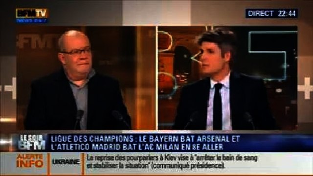 Le Soir BFM: Ligue des champions: Arsenal vs Bayern & AC Milan vs Atletico Madrid - 19/02 3/6