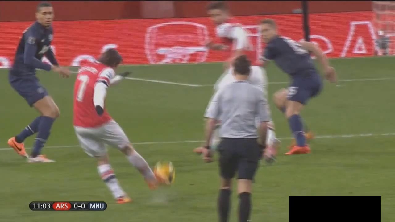 Arsenal vs Manchester United 0-0 | 2-12-2014