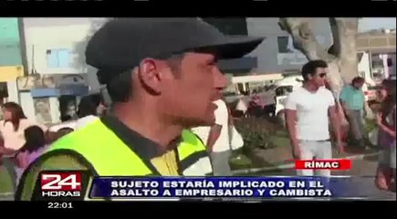 Cae presunto 'marca' que habría asaltado a empresarios y cambista