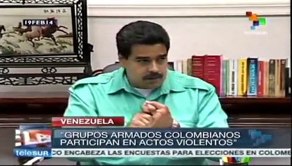 La oposición busca justificar una intervención extranjera: Maduro