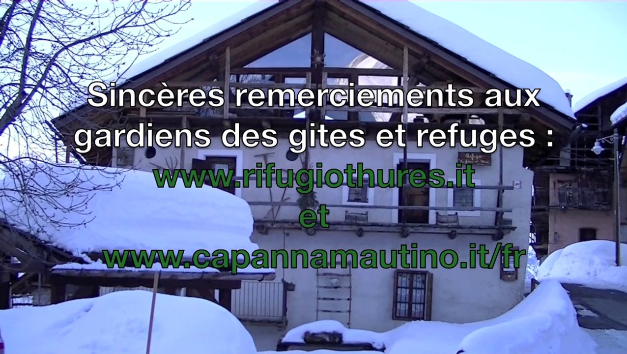 HAUTE ROUTE DES ESCARTONS. De Cervières à Briançon. Février 2014