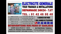SOS URGENCE ELECTRICIEN PARIS - 0142460048