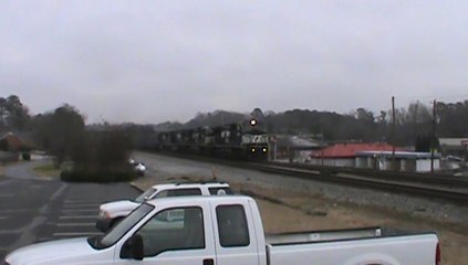 NS 912 rail train NB through Austell Ga.