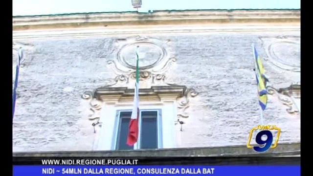 NIDI 54MLN dalla Regione, consulenza dalla BAT