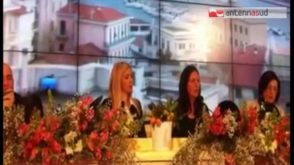 TG 19.02.14 Sanremo, l'appello delle mogli dei marò :"Riportate a casa Salvatore e Massimiliano"