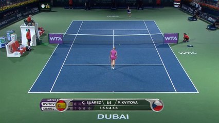 Suarez Navarro wygrała z Kvitovą