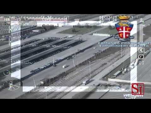 Gricignano (CE) - Sgominata banda di ladri d'auto in campo rom (19.02.14)