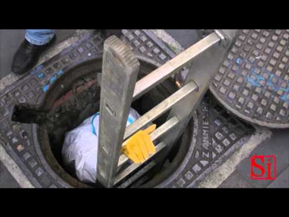 Napoli - Sventato colpo della ''banda del buco'' alla Credem -1- (19.02.14)