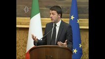 Roma - Le consultazioni di Matteo Renzi. Matteo Renzi (19.02.14)