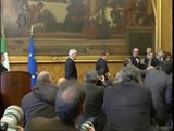 Roma - Le consultazioni di Matteo Renzi. Forza Italia (19.02.14)