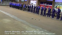 Club Elite, J11, hommage à Jean Védrine, CRO Lyon contre Aix-les-Bains