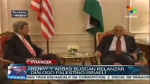 Kerry y Abbas se reúnen para alcanzar un acuerdo de paz