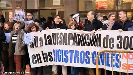 Protestan contra privatización del Registro Civil
