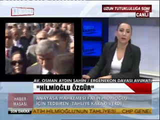 AV. ŞAHİN, HİLMİOĞLU'NA TAHLİYE KARARINI YORUMLUYOR