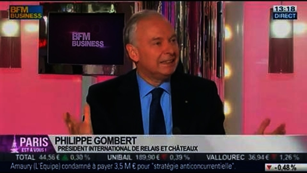 Le Paris de Philippe Gombert, Relais et Châteaux, dans Paris est à vous – 20/02