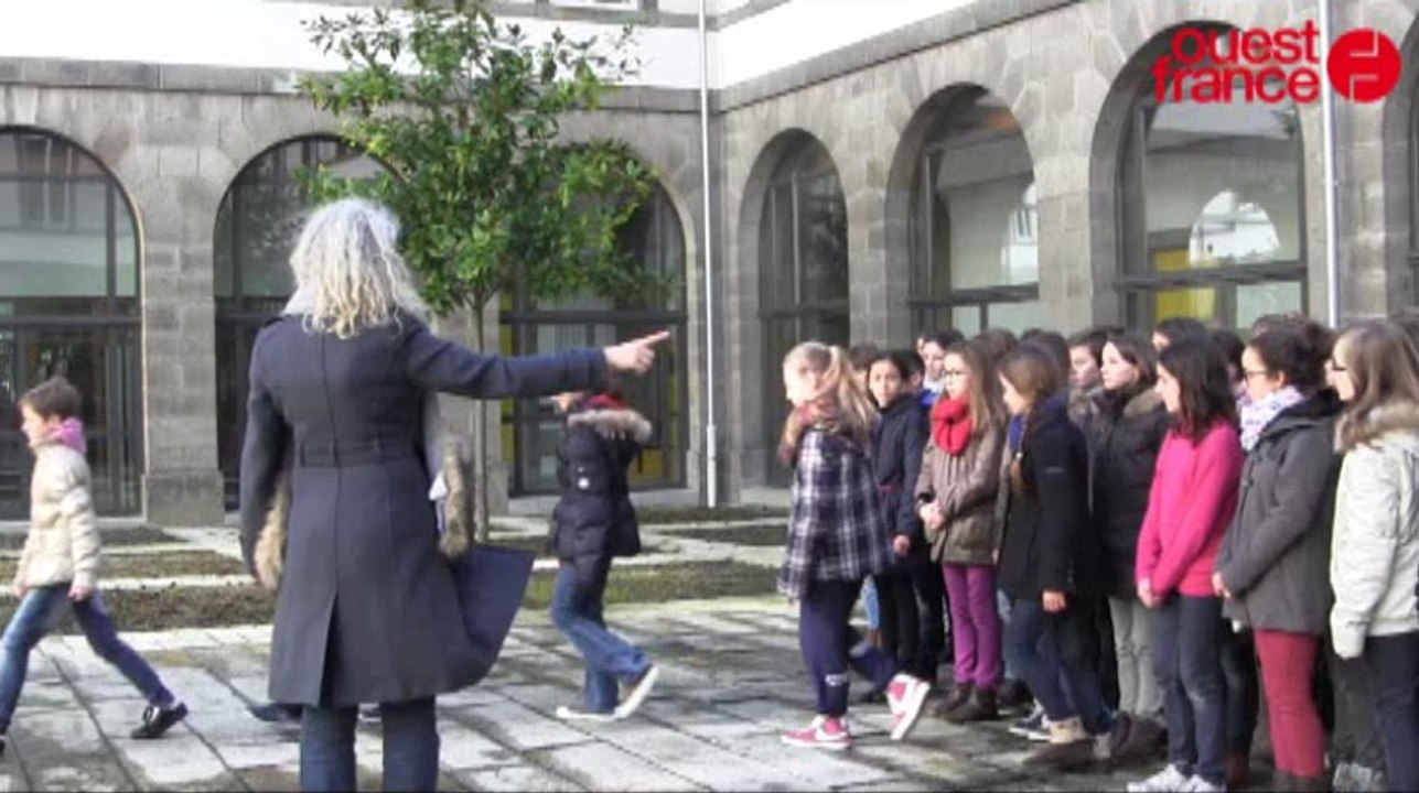 Dernière répétition pour la chorale du lycée Le Braz