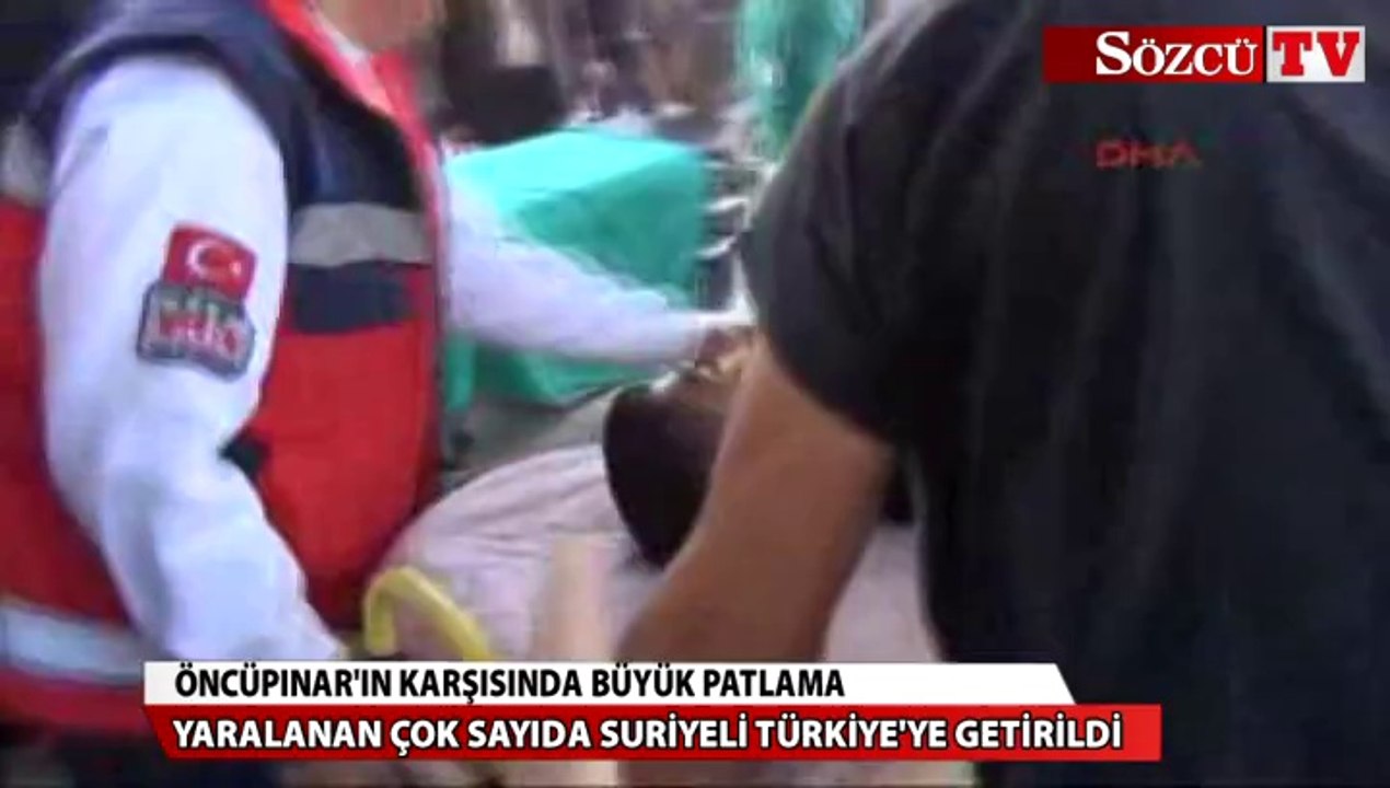 Öncüpınar'ın karşısında büyük patlama