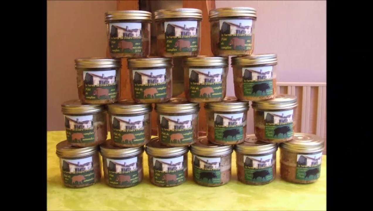 pâté de sanglier en conserve