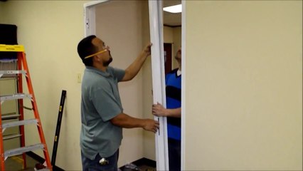 Aluminum Sidelight Frame Installation