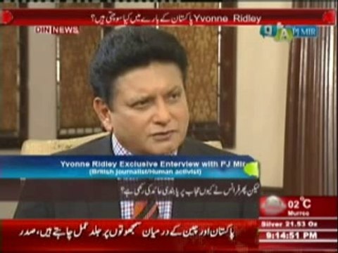 Q & A with PJ Mir (Yvonne Ridley Pakistan Ke Bare Main Kya Sochti Hain ??) 20 February 2014 Part-1