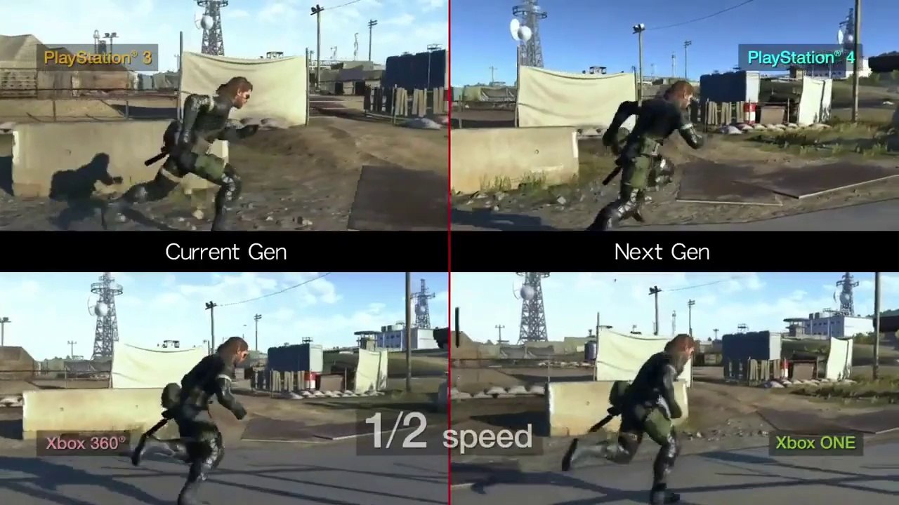 Metal Gear Solid V : Ground Zeroes - Vidéo Comparative PS3/PS4/Xbox 360/Xbox One