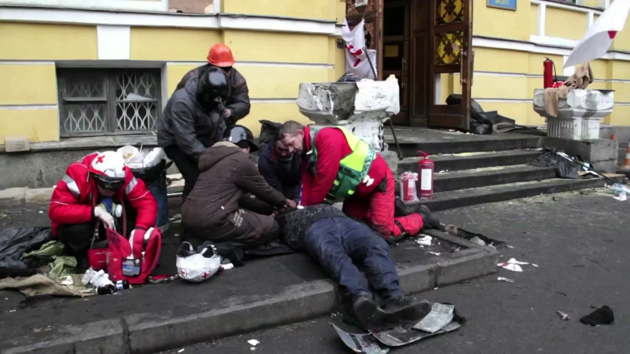 Blutiger donnerstag in kiew: angeblich über 60 demonstranten tot