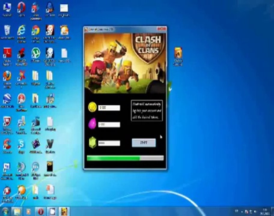Clash of clans cheats and Clash of clans hack + 999,999 GEMS February 2014