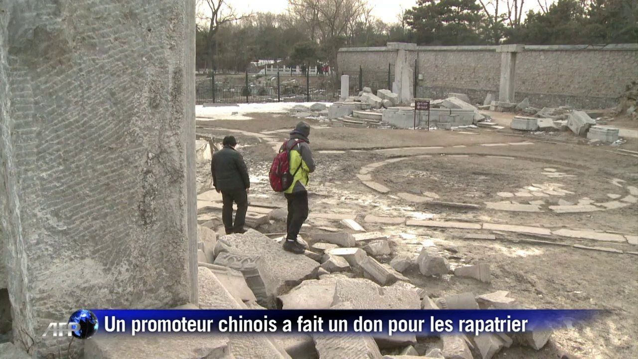 Chine: les colonnes de l'ancien Palais d'été rapatriées