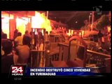 Loreto: incendio dejó al menos 4 familias sin vivienda en Yurimaguas