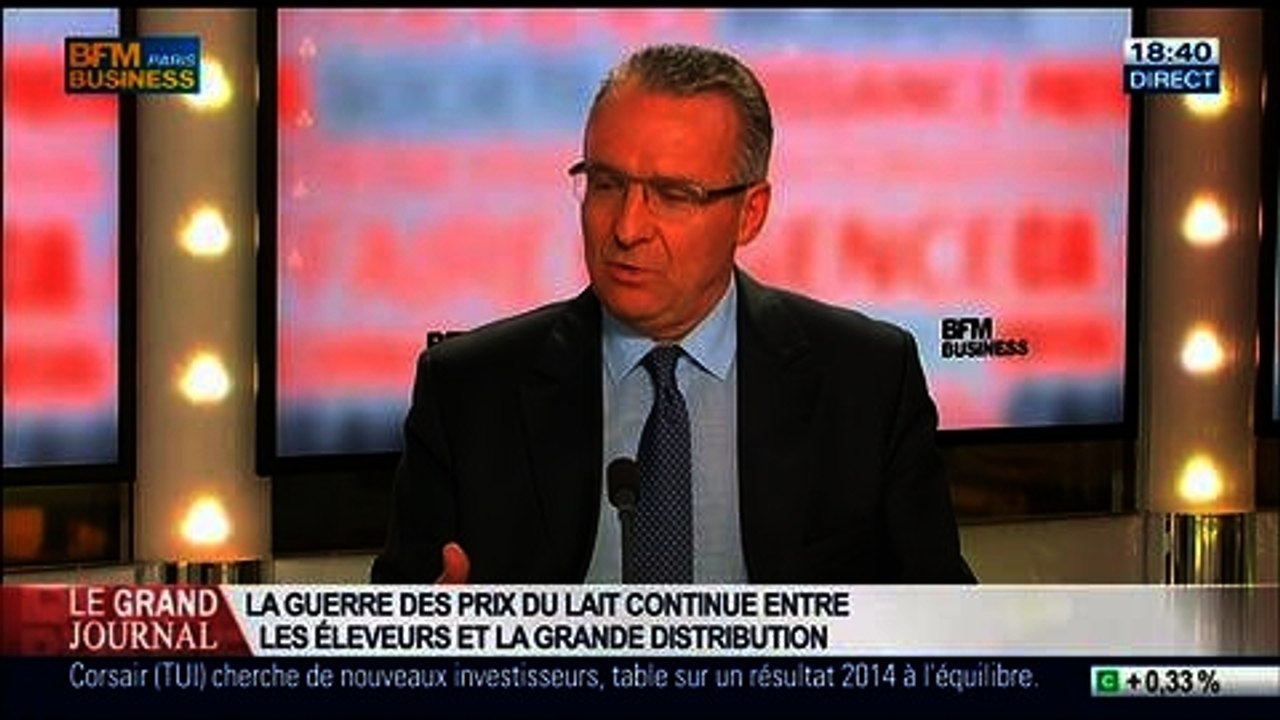 Jean-Philippe Girard, président de l'Association nationale des industries alimentaires, dans Le Grand Journal – 20/02 3/4