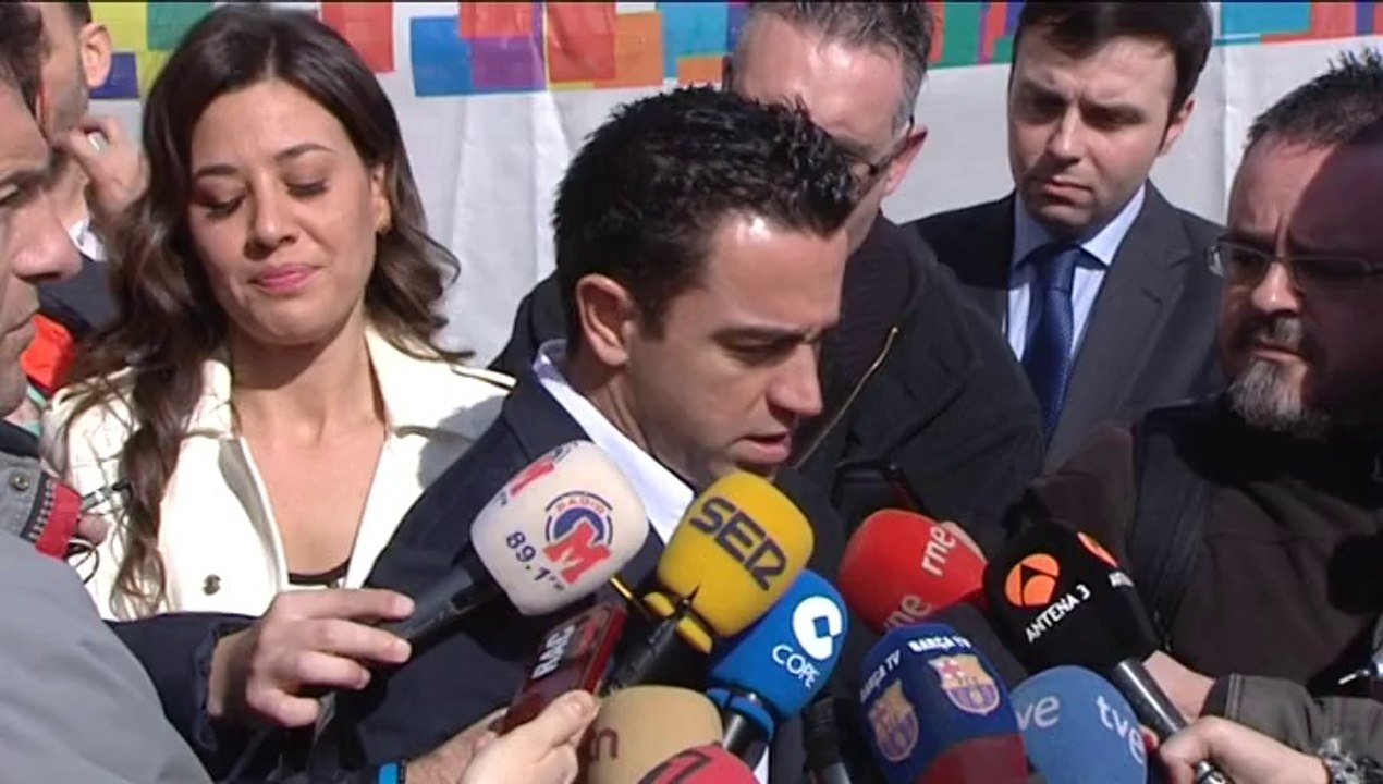 Xavi espera que el caso Neymar no afecte "profesionalmente" al jugador