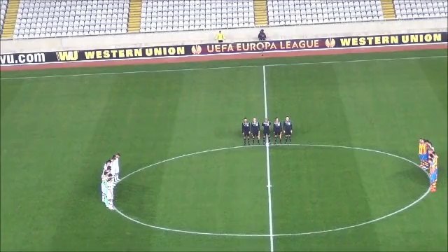 Ντιναμό Κ.-Βαλένθια-Ενός λεπτού σιγή