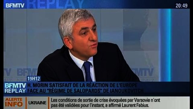 BFMTV Replay: Laurent Fabius se rend à Kiev pour tenter de trouver un plan de sortie de crise pour l'Ukraine - 20/02