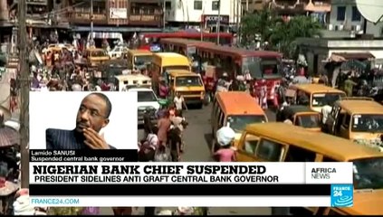 Africa News - Nigerian Central Bank chief suspended