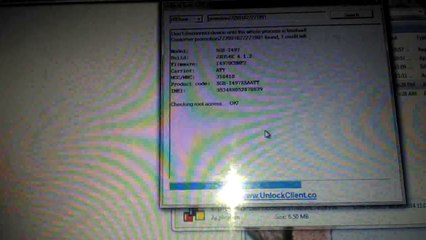 Samsung Galaxy Tab I497 unlock process using UnlockClient.co