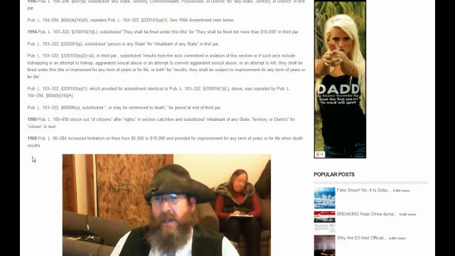 TAT'S 2 MIN NEWS 22014 CITIZENS THREATEN TO ARREST LOCAL JUDGE , LAW ENFORCEMENT ON EDGE