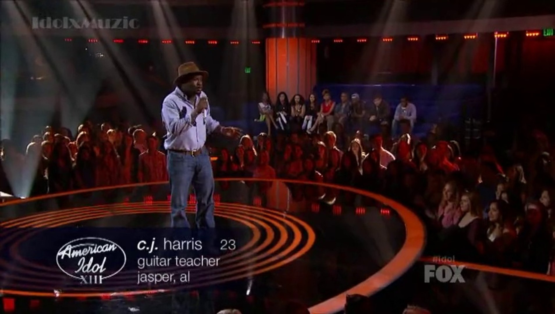 ⁣CJ Harris - Wild Card Song - American Idol 13