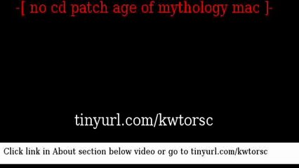 no cd patch age of mythology mac
