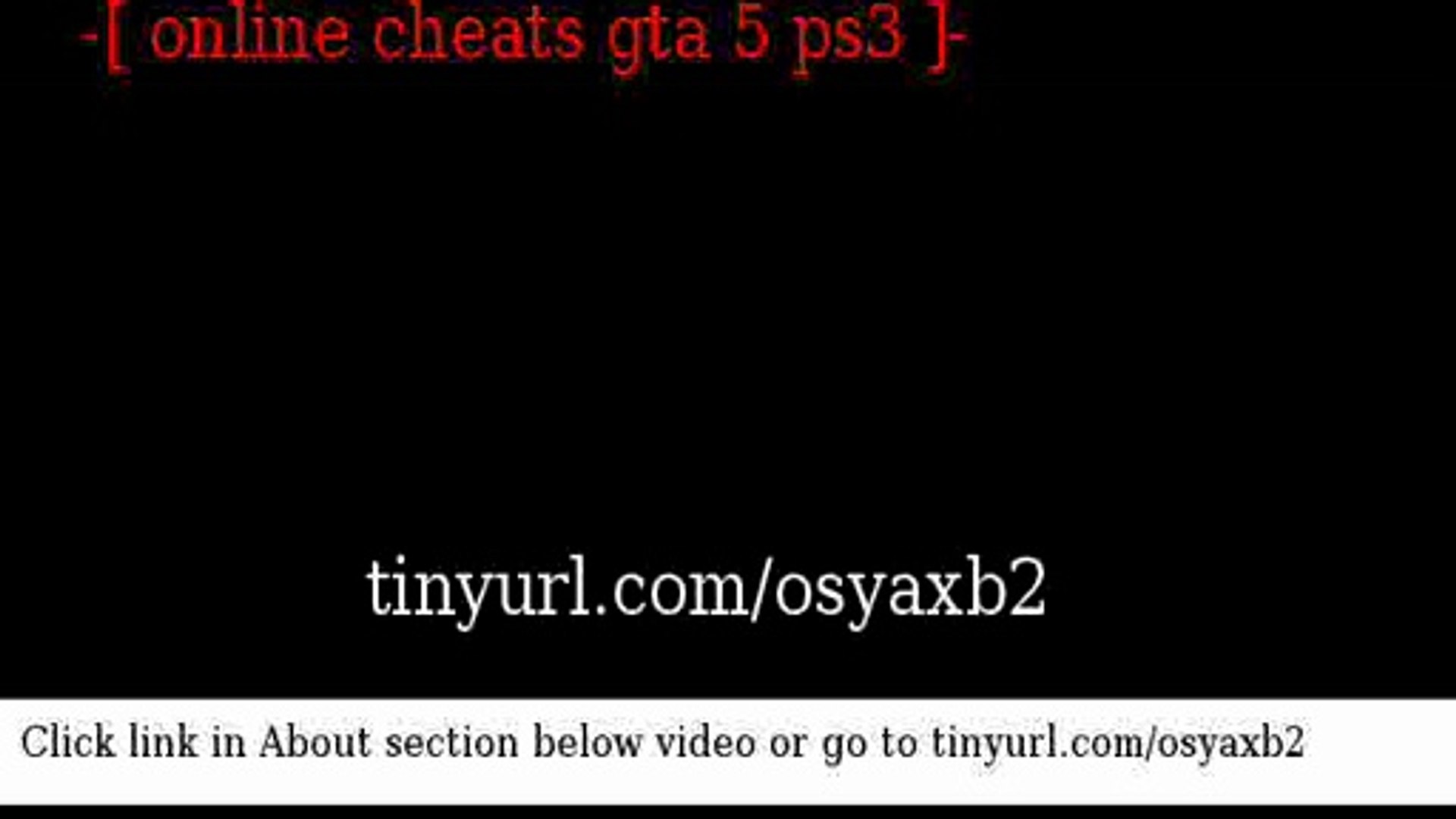 Online Cheats Gta 5 Ps3 Video Dailymotion