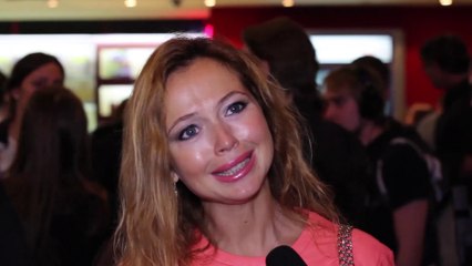 Елена Захарова, Эдгар Запашный и Екатерина Стриженова в Москве на премьере фильма ВИЙ 3D кинокомпании Маринс Групп Интертеймент