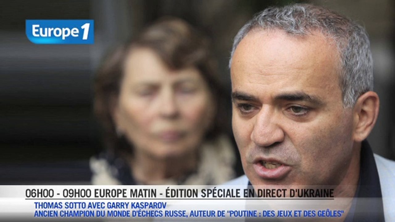 Ukraine : Kasparov accuse "le dictateur" Poutine