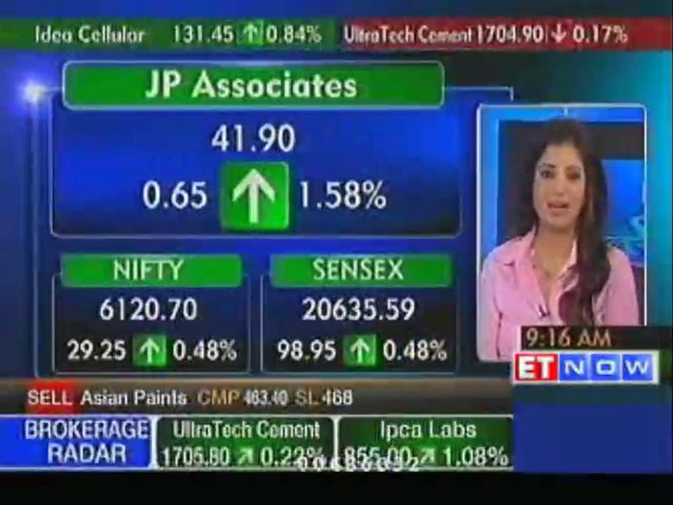 First trades on D-St Sensex, Nifty in green