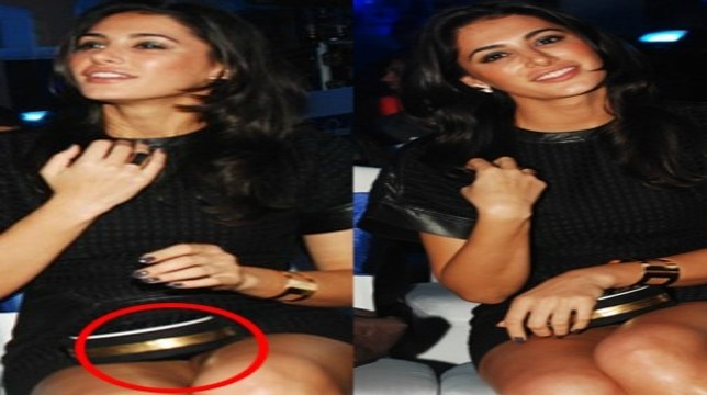 Nargis Fakhri Upskirt Wardrobe Malfunction