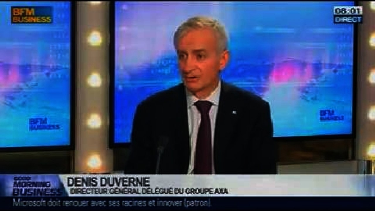 Résultats d'entreprises: Le bénéfice net d'Axa en hausse, Denis Duverne, dans GMB - 21/02