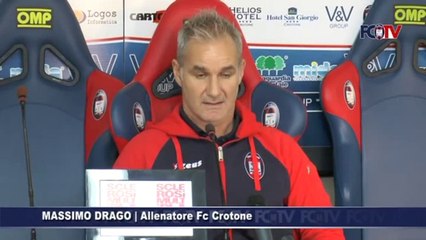 Crotone-Brescia, Massimo Drago in conferenza
