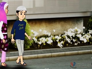 SubhanAllah while you getting up stairs - Islamic Cartoons fof Children