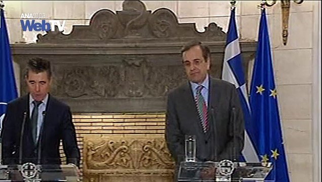 Ανησυχία για τις εξελίξεις στην Ουκρανία εξέφρασαν Ράσμουσεν και Σαμαράς