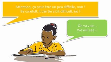 Learn French # Dialogue 3 #À la découverte du verbe être